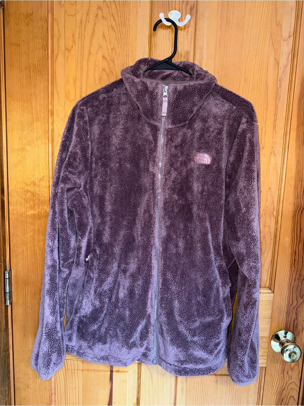 The North Face Plush Full-Zip Jacket - Dusty Mauve
